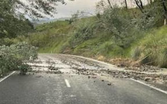 Debris on Mohaka Hill.