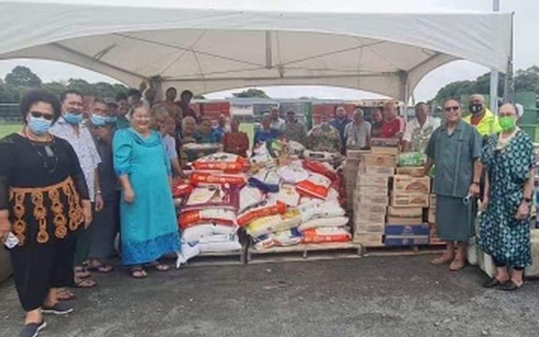 Samoan Methodist Church leaders contribute to Tonga relief effort