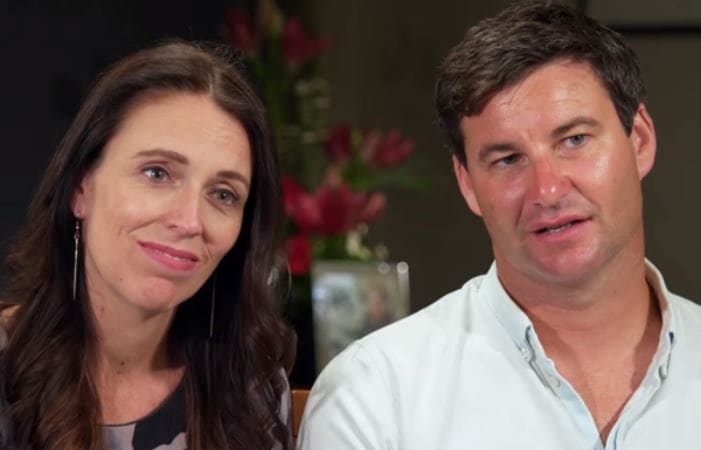 Jacinda Ardern and Clarke Gayford on 60 minutes.