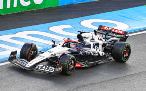 Liam Lawson (NZ) in the Scuderia AlphaTauri at the 2023 Dutch F1 Grand Prix.