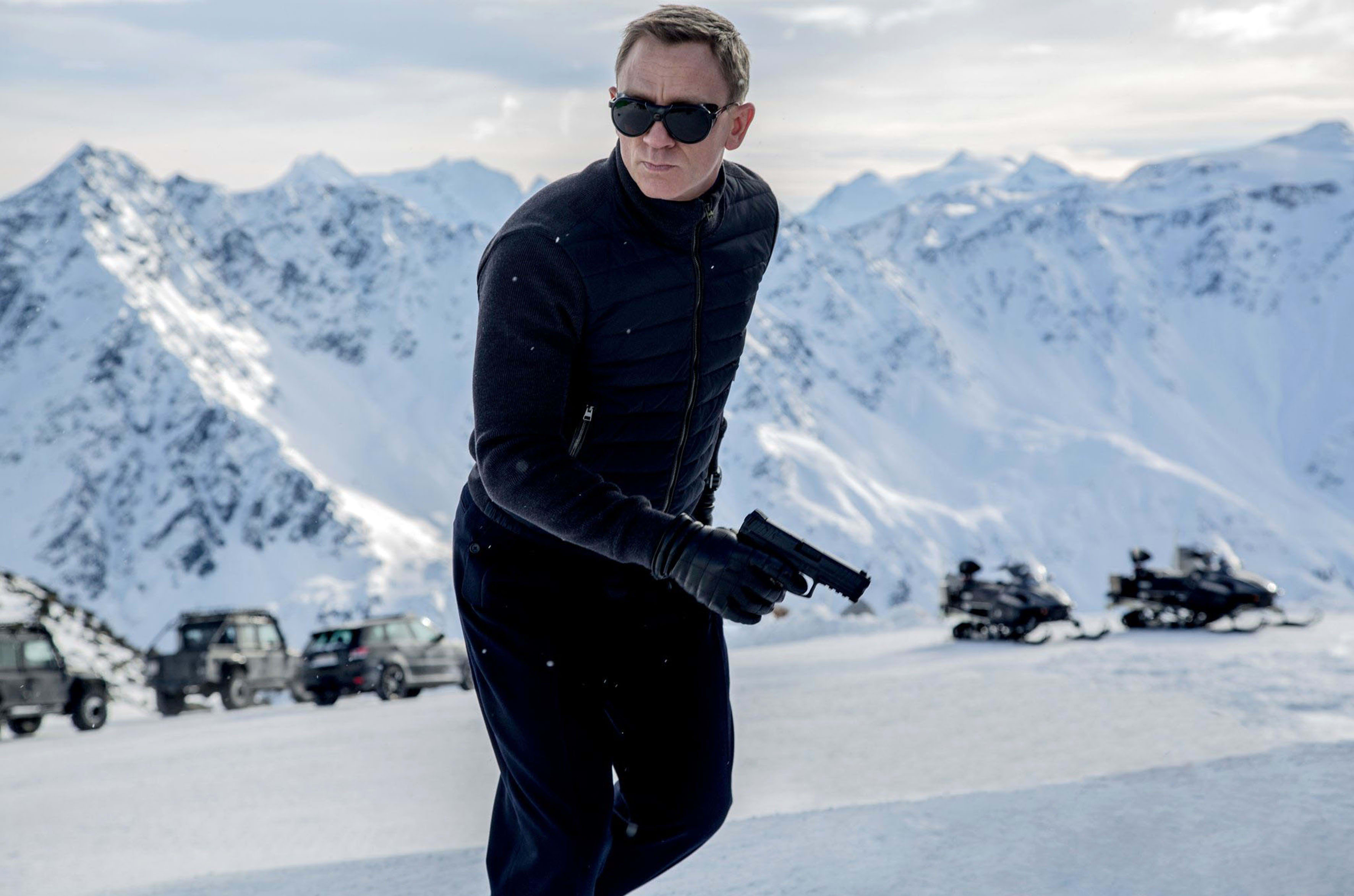 Daniel Craig in 007 Bond film Spectre.