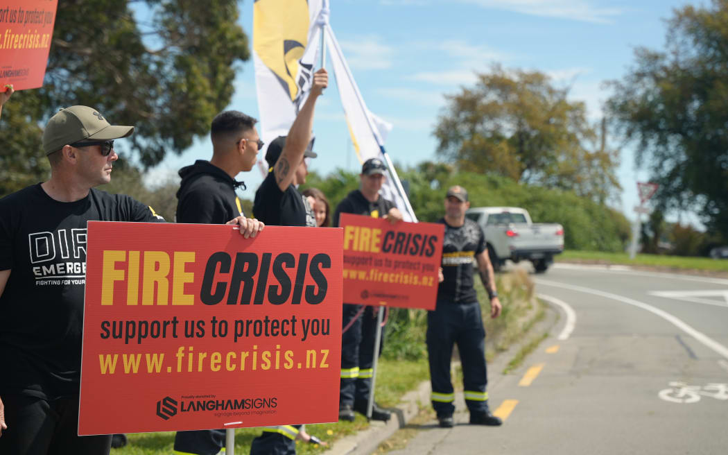 FENZ protest - Woolston, Christchurch