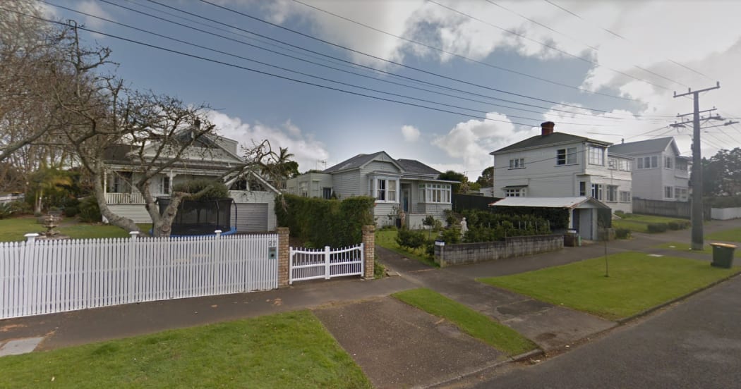 A street near the Stokes Point Reserve, in Auckland.