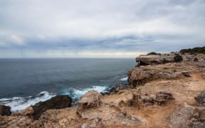 File photo. The cliff at Nelson lighthouse Melbourne, Victoria, Australia