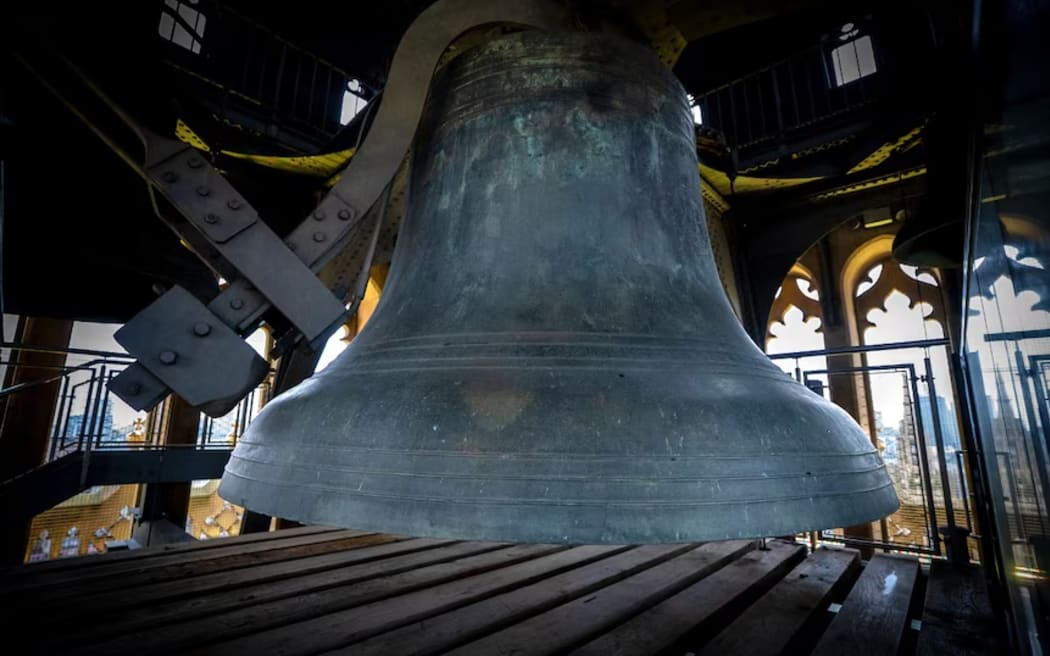 The largest bell in Elizabeth Tower is more commonly known as Big Ben. (ABC News: Adrian Wilson)