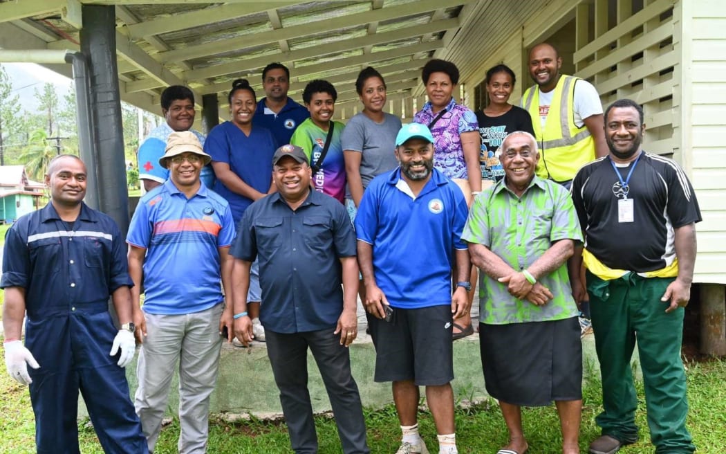 Recovery team in Fiji's north following cyclone Yasa.