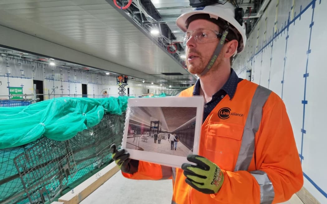 Te Waihorotiu community manager Shaun Sutton says it is expected to be New Zealand's busiest train station catering for up to 54,000 passengers per hour.