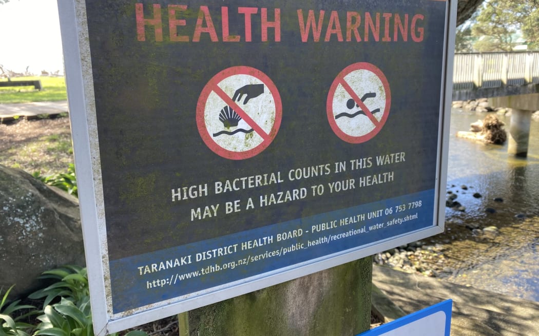 Some river mouths have permanent signs warning of health risks from bacteria loads where water birds have added to agricultural impacts.