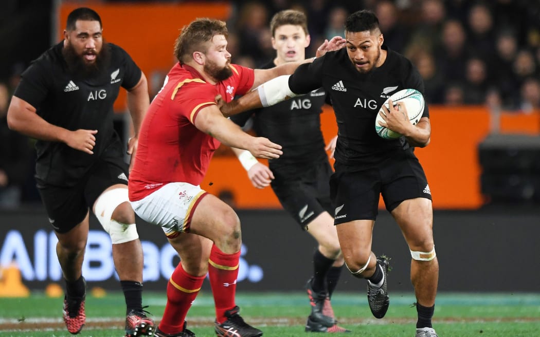 George Moala in action against Wales 2016.