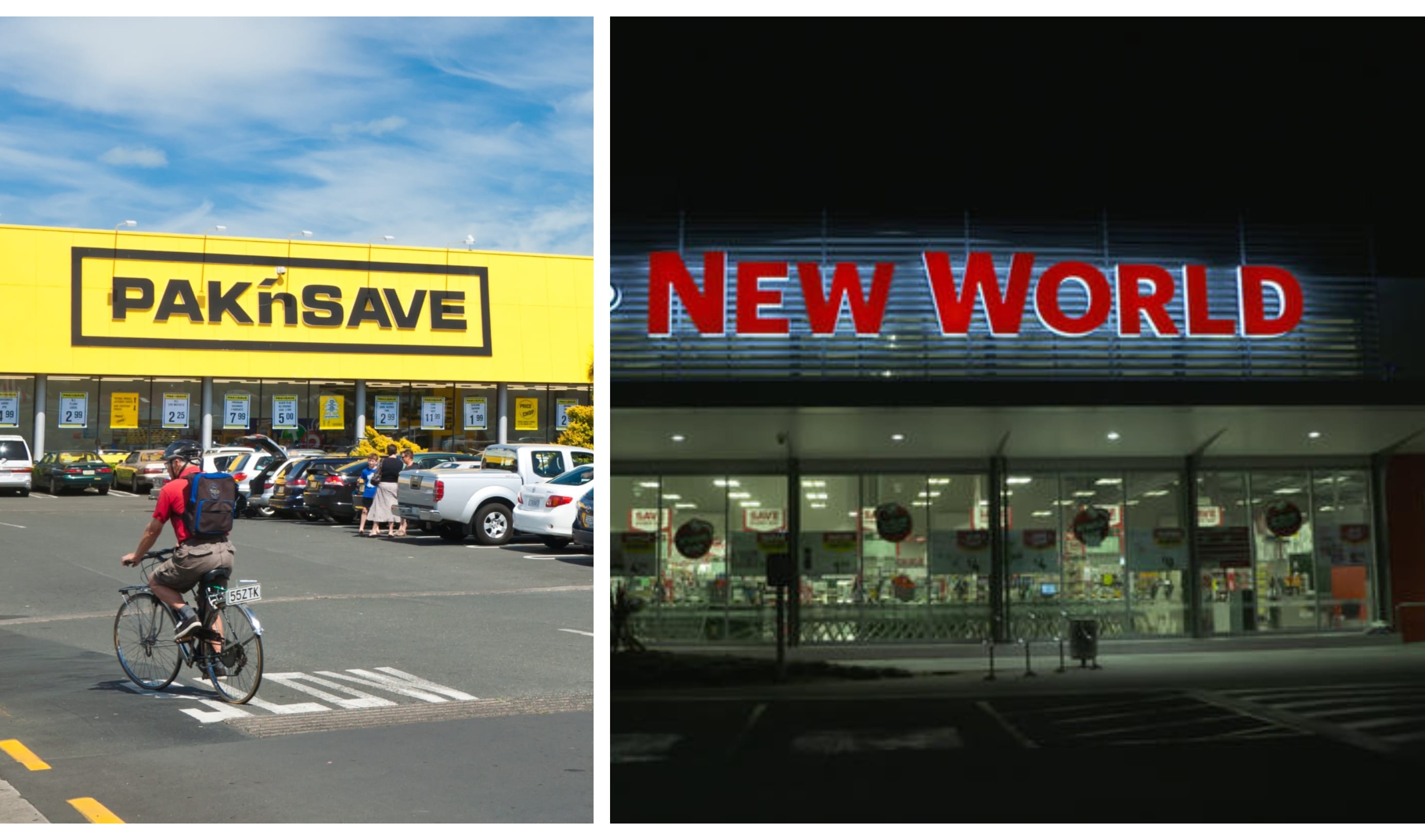 Pak'n Save and New World supermarkets