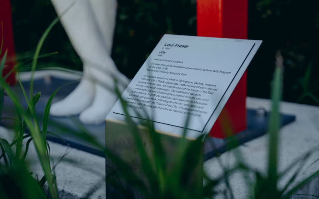 May said she was inspired by the sex workers she used to see in the area. (ABC News: Liam Patrick)