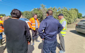 Finance Minister Grant Robertson visits Redclyffe substation in Napier.