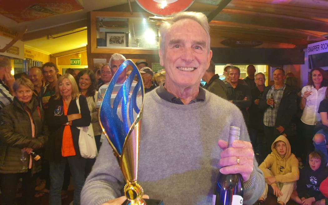 Adrian Pickering Octogenarian surfer.