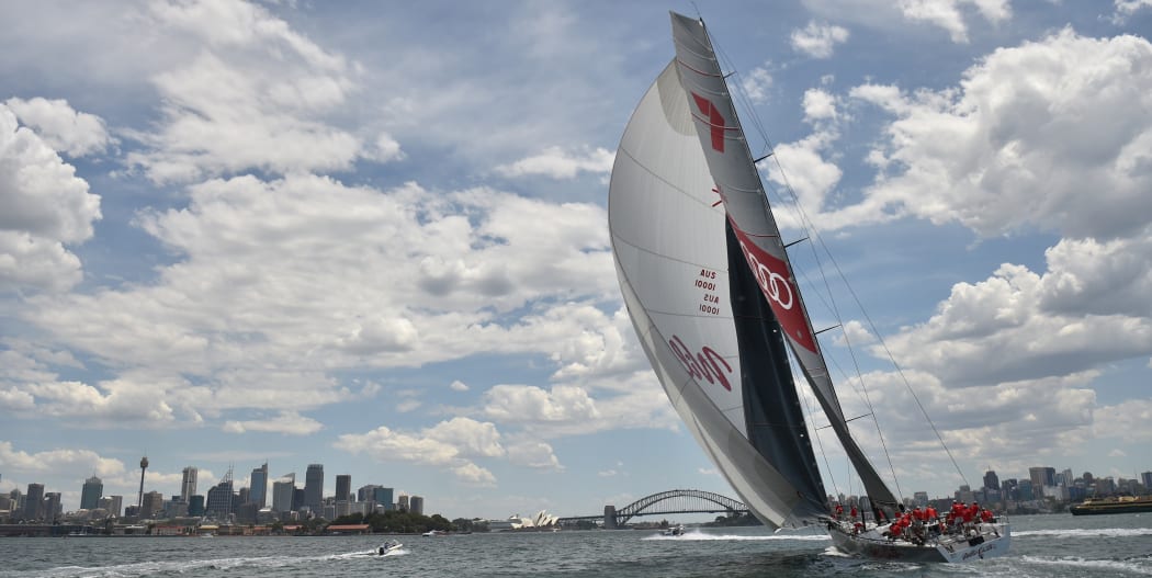Sydney to Hobart favourite Wild Oats XI on Sydney Harbour.