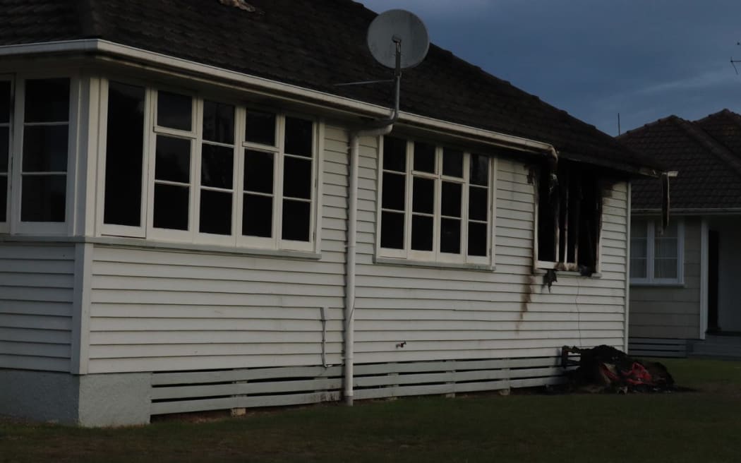 The latest gang bust up in Gisborne is a house fire on Totara St.