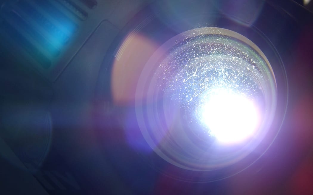 Movie projector lens