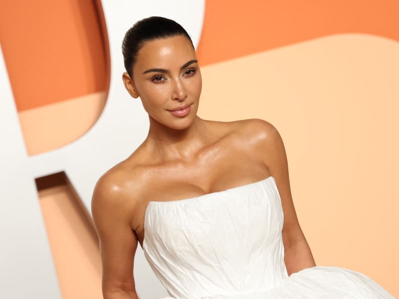 US media personality Kim Kardashian attends the Vanity Fair Oscar Party at the Wallis Annenberg Center for the Performing Arts in Beverly Hills, California, on March 2, 2025. (Photo by Michael Tran / AFP)