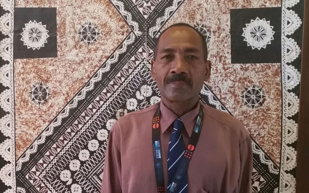 Sailosi Ramatu, from the first village in Fiji to relocate as a result of climate change.