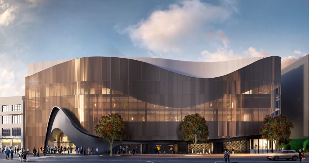 Wellington Convention and Exhibition centre View from Wakefield St