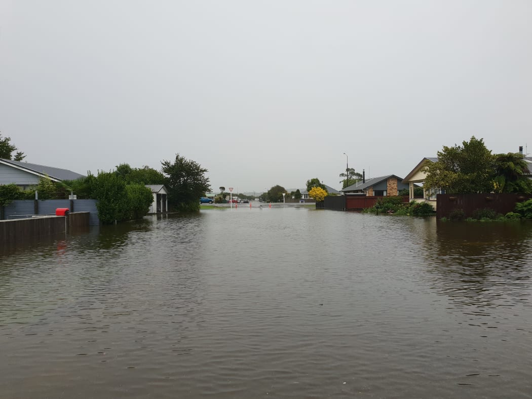 Flooding in Hokitika.