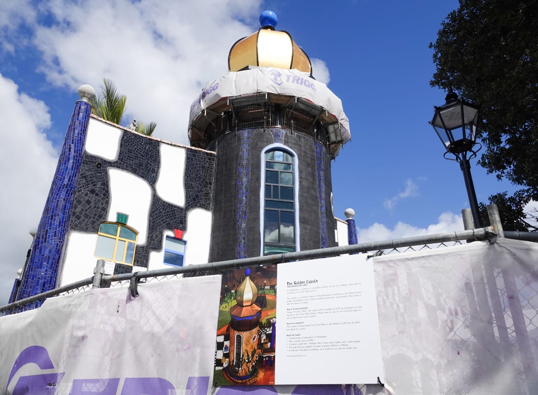 The Hundertwasser Art Centre is nearing completion