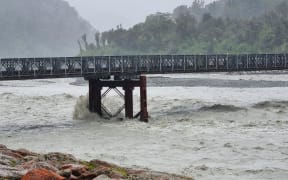 The Waiho River at SH6 went up by 279mm in an hour, according to the West Coast Regional Council, as the region braces itself for heavy rainfall on 19 January, 2024.