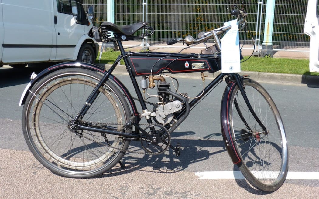 A motorised bicycle like those police are concerned about.