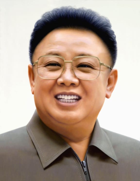 Posthumous portrait of Kim Jong-il