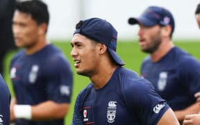 Warriors captain Roger Tuivasa-Sheck training at Mt Smart Stadium, Auckland,
