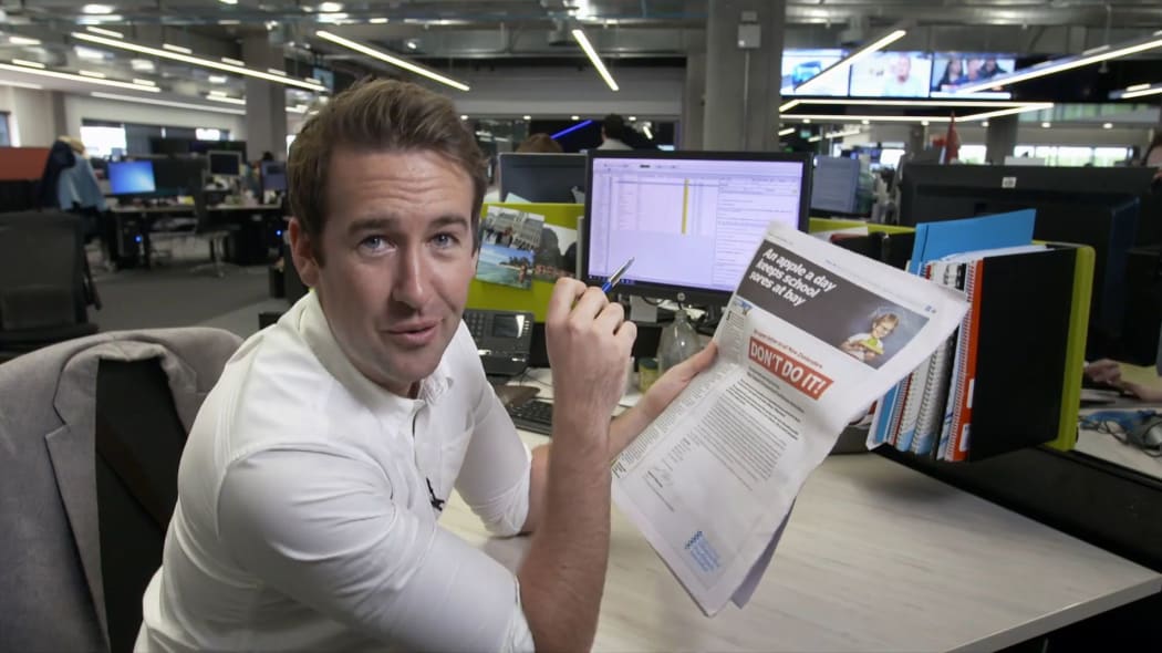 TVNZ's Lucas De Jong checks out a curious Herald on Sunday ad . . . and found it didn't check out at all.