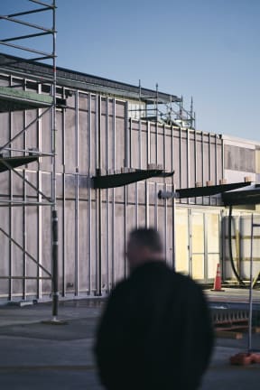 Work nears completion on the outside of the terminal