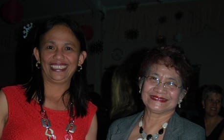 Erma Carr, left, and Marilyn Cox at the annual Princess Ball in 2014. The little girl in the photo is Carr's niece.