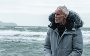 Lee Tamahori on location while filming "The Convert" in 2022.
Copyright Kirsty Griffin, 2022.