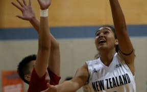 Tall Fern basketball player Shalae Salmon.