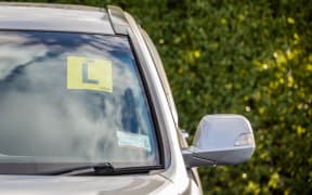 Learner driver L plate