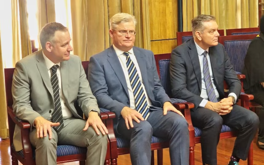 Graham Gill, Andrew Forbes and Daniel Baulch