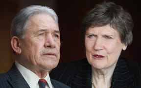 Winston Peters and Helen Clark Composite Picture