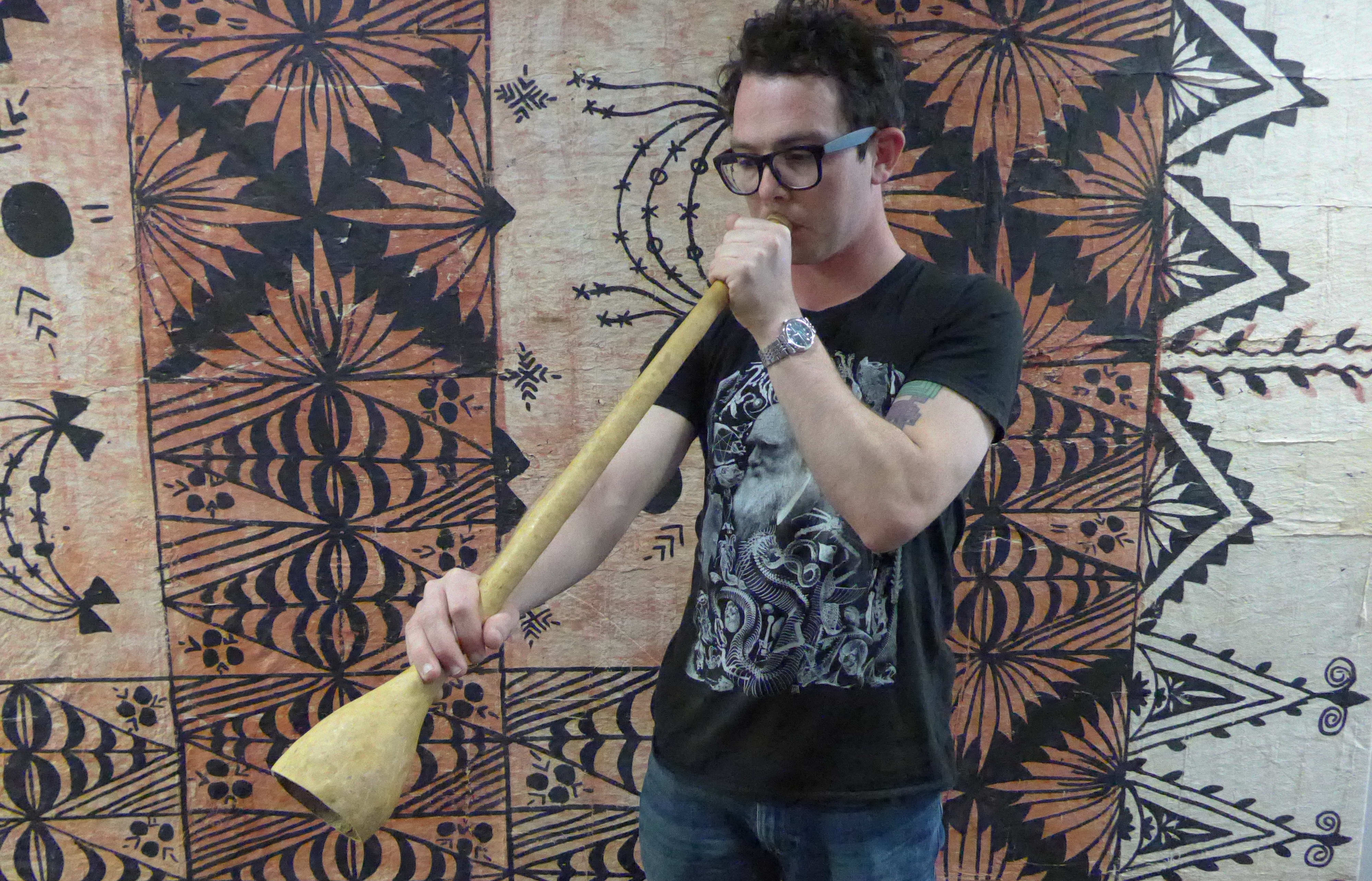 Instrument maker Liam Bowan