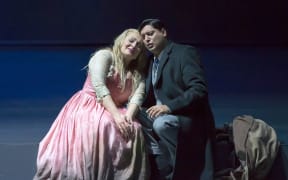 Dina Kuznetsova and Angus Wood in NZO's Katya Kabanova