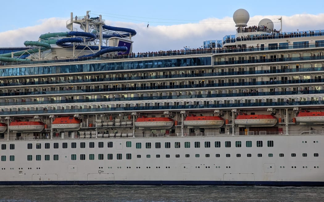 P&O's Pacific Adventure cruise ship.