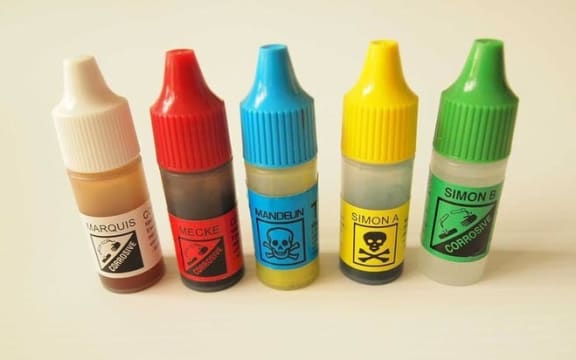 An image of drug-checking reagents.