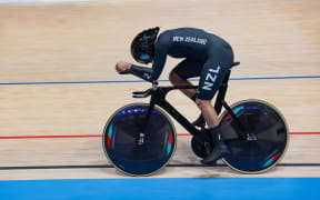 Bryony Botha powers her way to a bronze medal in the individual pursuit at the  UCI 2024 Track World Championships in Copenhagen, Denmark.