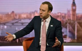 Britain's Health Secretary Matt Hancock appearing on the BBC.