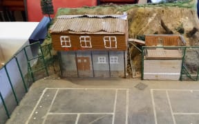 A model of the Newlands-Paparangi tennis club.
