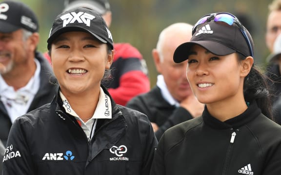Lydia Ko and Danielle Kang in 2017.