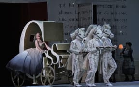 A scene from Cendrillon at Metropolitan Opera