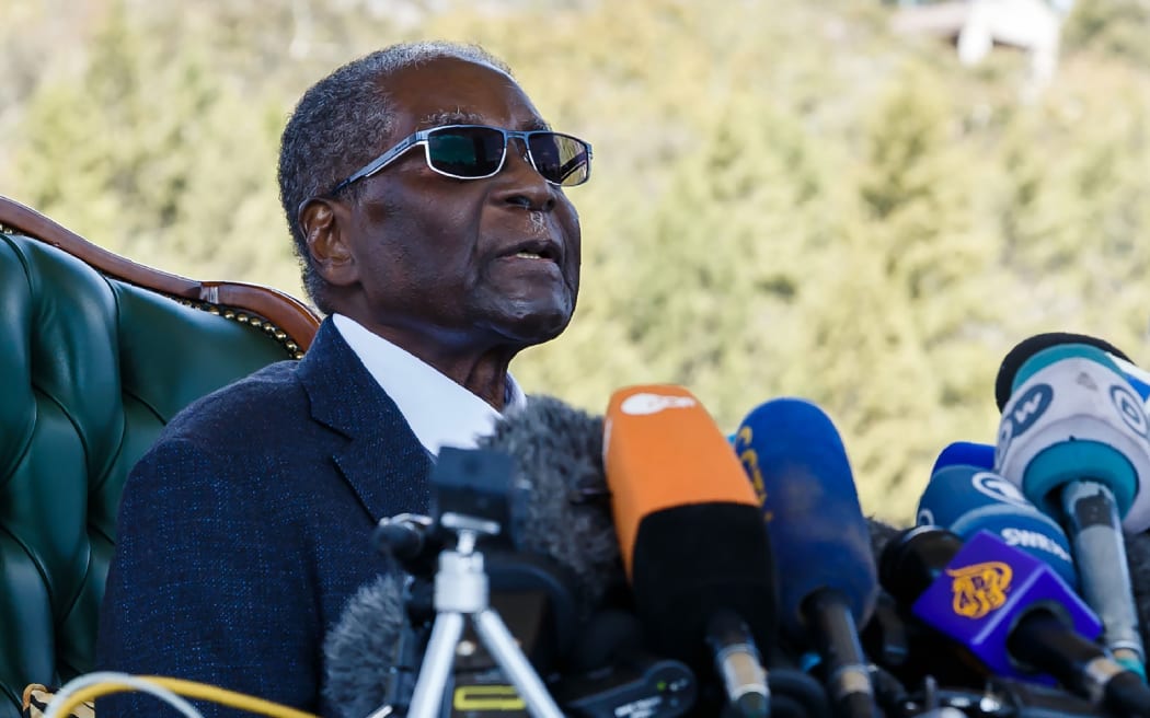 Former Zimbabwean president Robert Mugabe said he would vote for Zimbabwe's opposition in Monday's election
