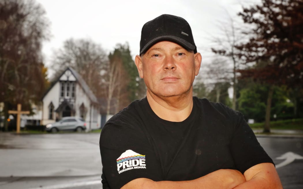 Pride advocate Gordy Lockhart said it was “horrifying” the petition was going to be presented. Photo / Mead Norton