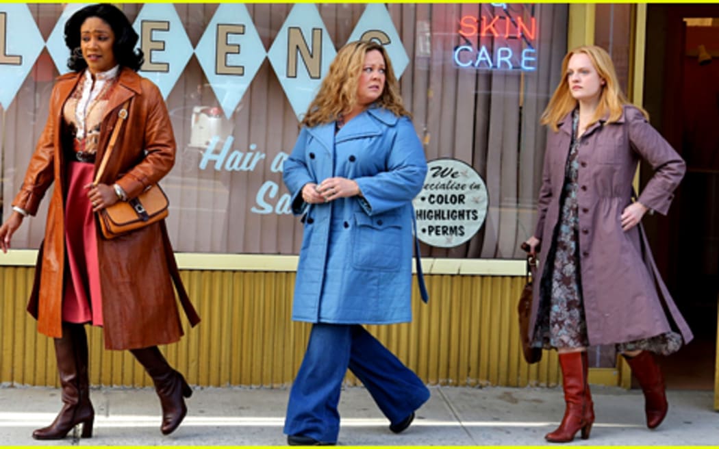 Tiffany Haddish, Melissa McCarthy and Elisabeth Moss in 'The Kitchen'