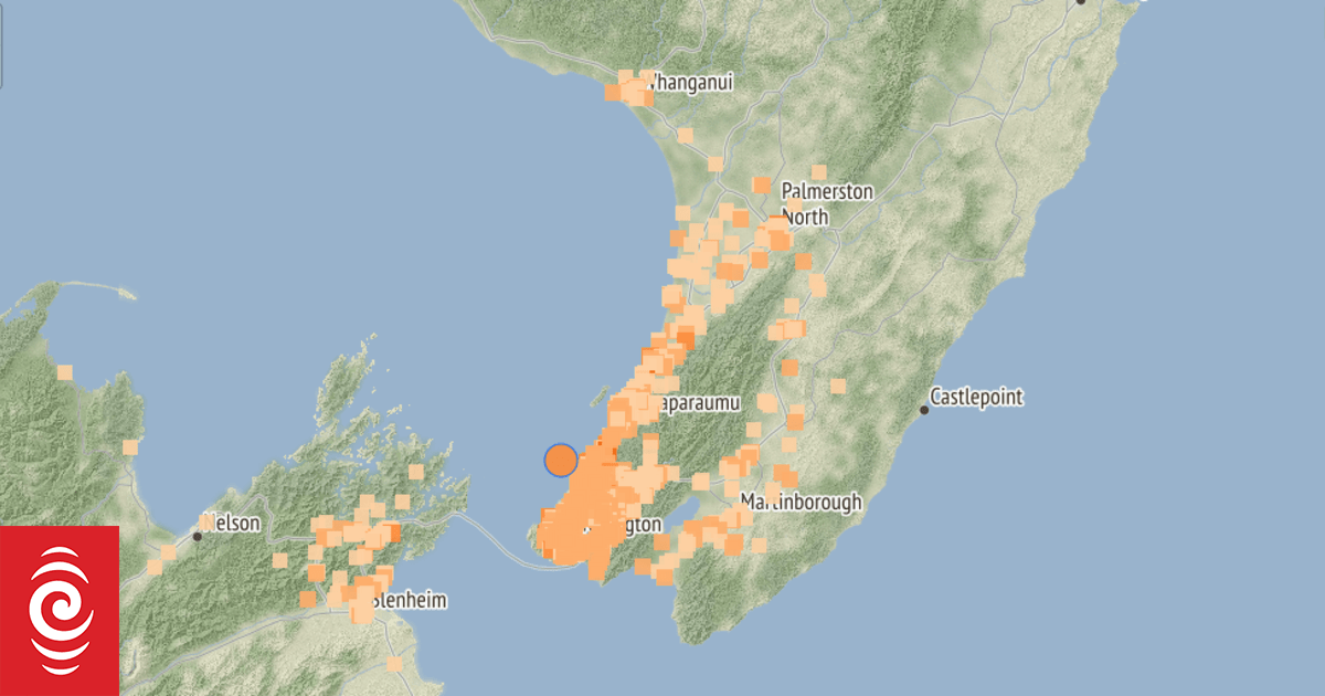 A 4.1 magnitude earthquake hits the North Island